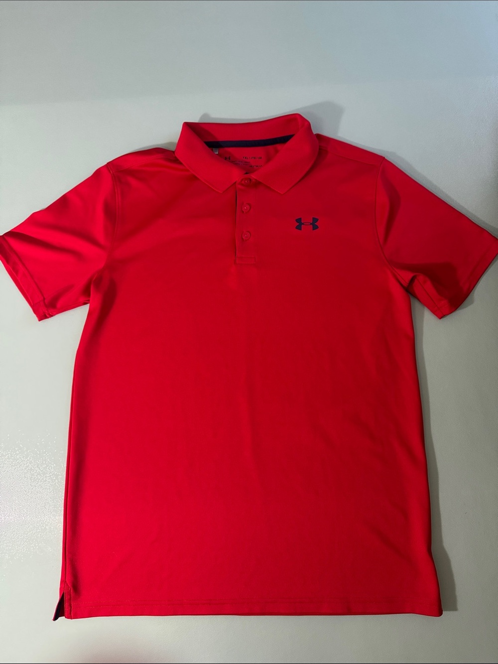 Under Armour HeatGear Youth XL Bright Red Performance Polo Shirt (P1)